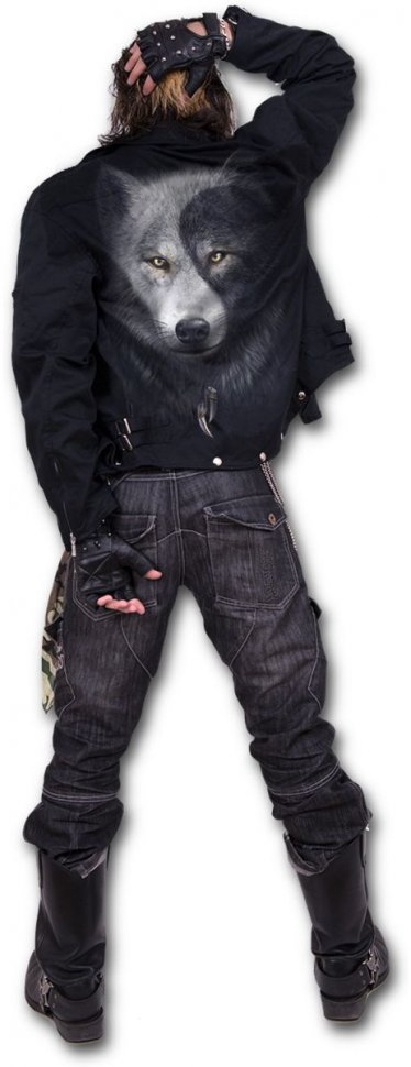 Мужская джинсовая куртка - WOLF CHI