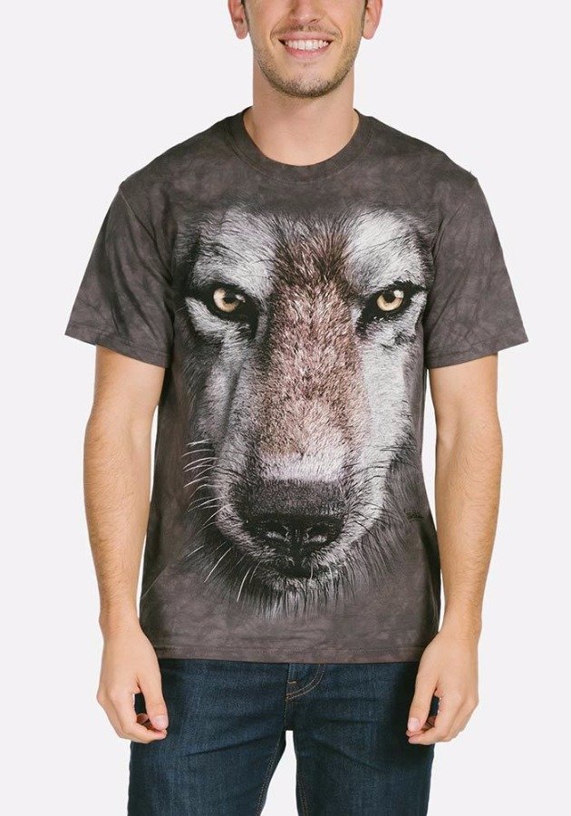 3D футболка Mountain  - WOLF FACE