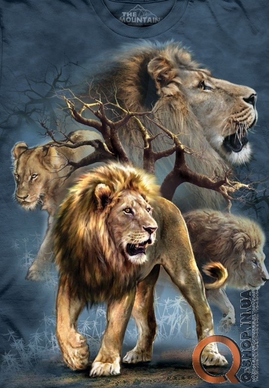 Футболка The Mountain - Lion Collage