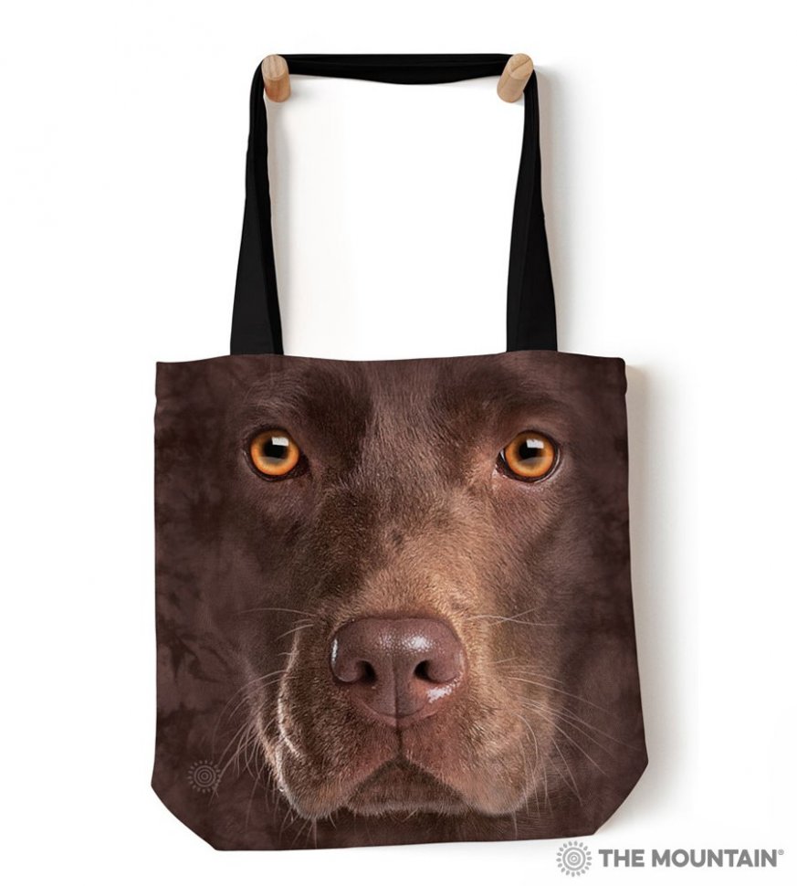 Сумка Mountain (45x45 см) - CHOCOLATE LAB FACE
