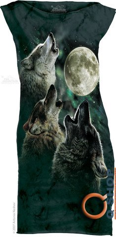 Женское мини платье Mountain - THREE WOLF MOON