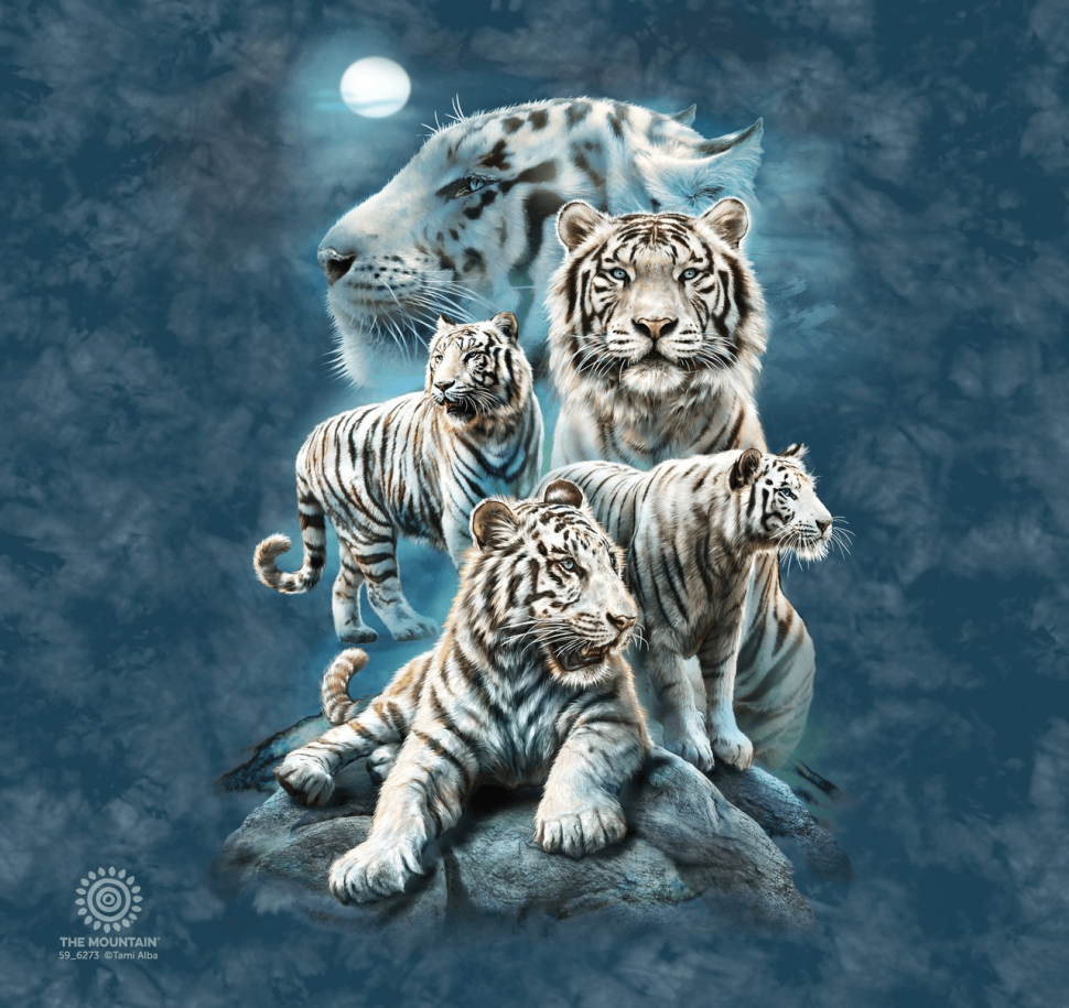 Термокружка Mountain - Night Tiger Collage