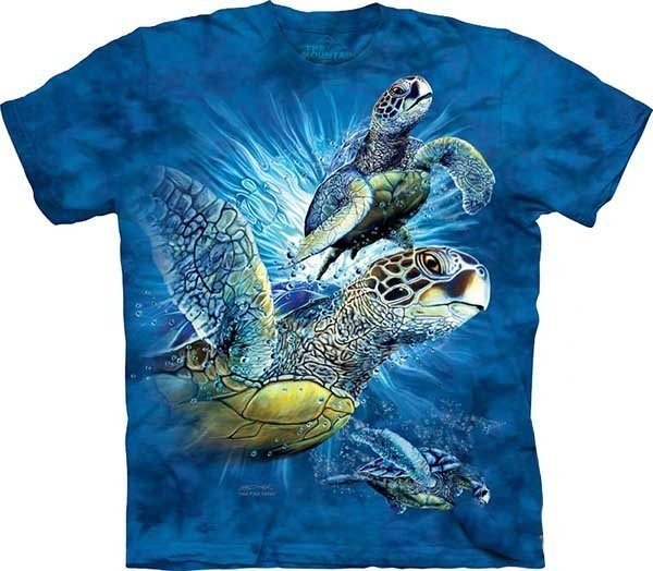 Детская футболка The Mountain - Find 9 Sea Turtles