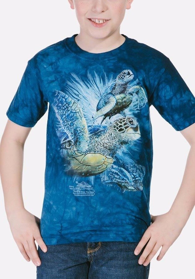 Детская футболка The Mountain - Find 9 Sea Turtles