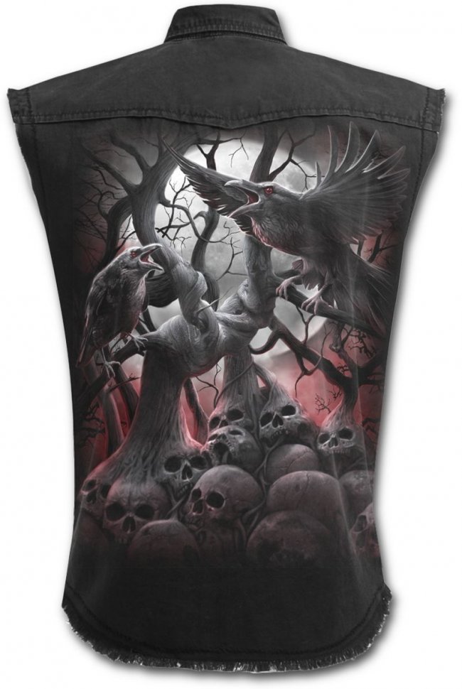 Джинсовая безрукавка DARK ROOTS