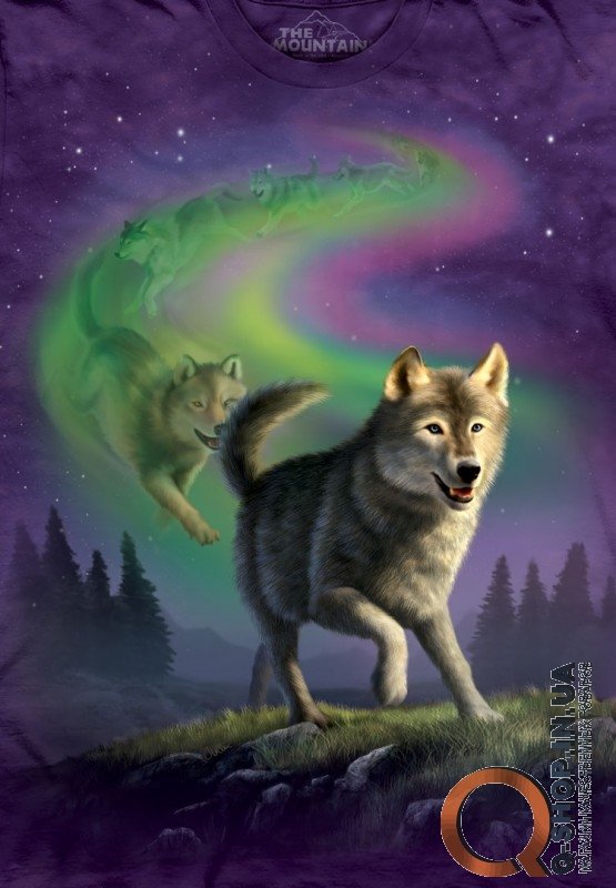 Футболка The Mountain - Aurora Wolfpack