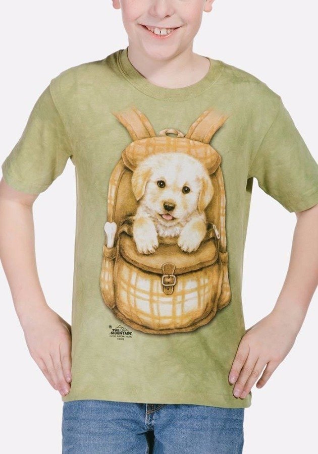 Детская 3D футболка Mountain  - Puppy Backpack