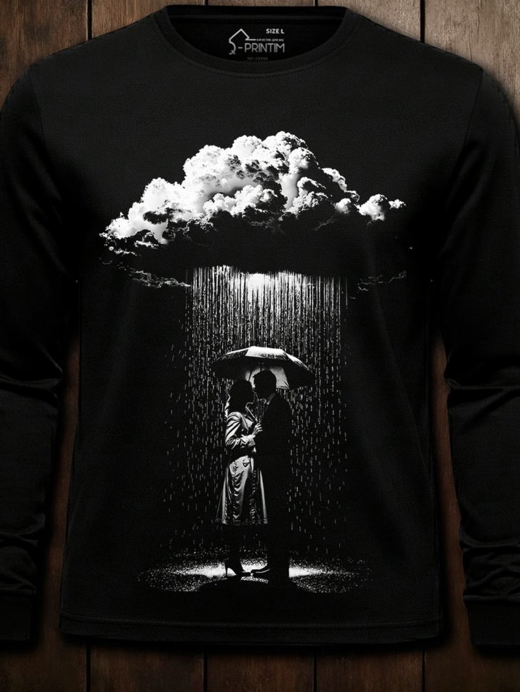 Лонгслив Q-Printim -  Капли Близости