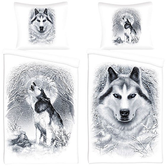 WHITE WOLF Постельное + EU Наволочка