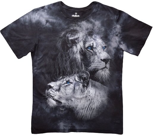 Мужская футболка Krasar 3D футболка варенка Krasar - Лев и львица