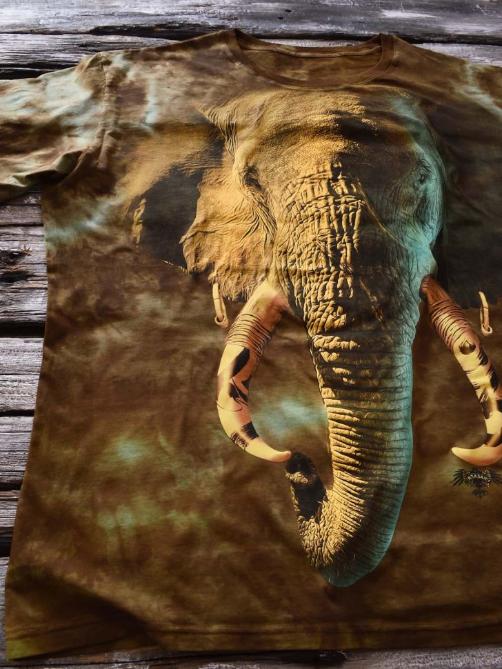 Мужская футболка Krasar Слон Африканский