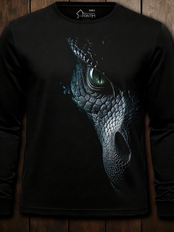 Лонгслив Q-Printim -  Тень Дракона