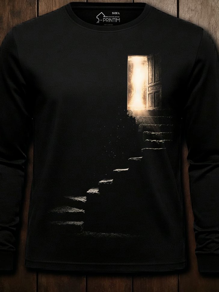 Лонгслив Q-Printim -   Лестница в Себя