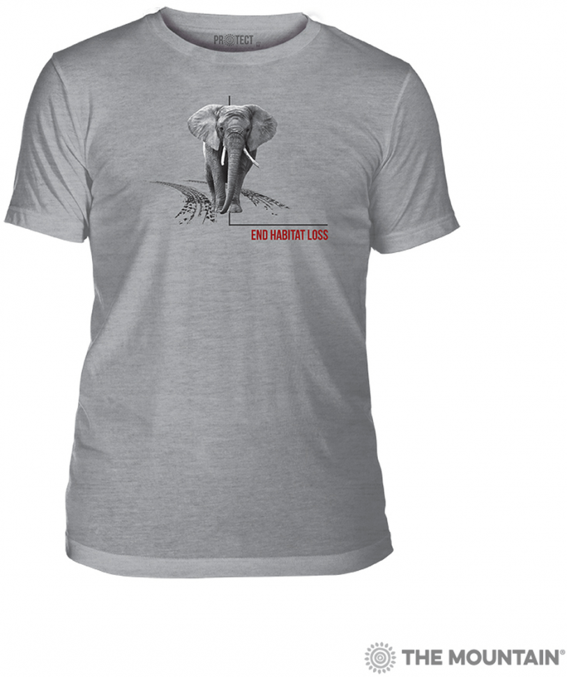 Мужская футболка Mountain Triblend - Habitat Elephant