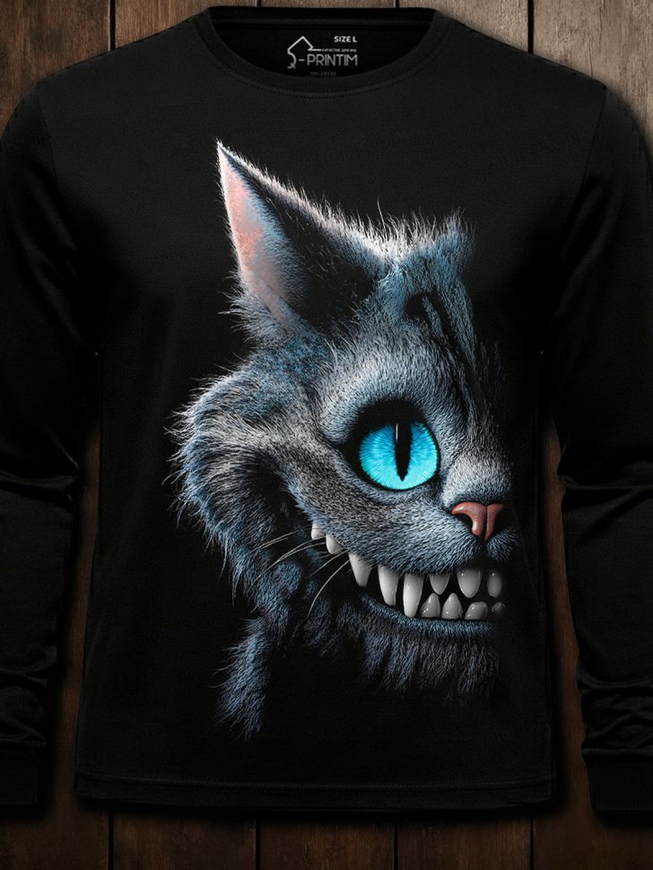 Лонгслив Q-Printim -  Хищная улыбка