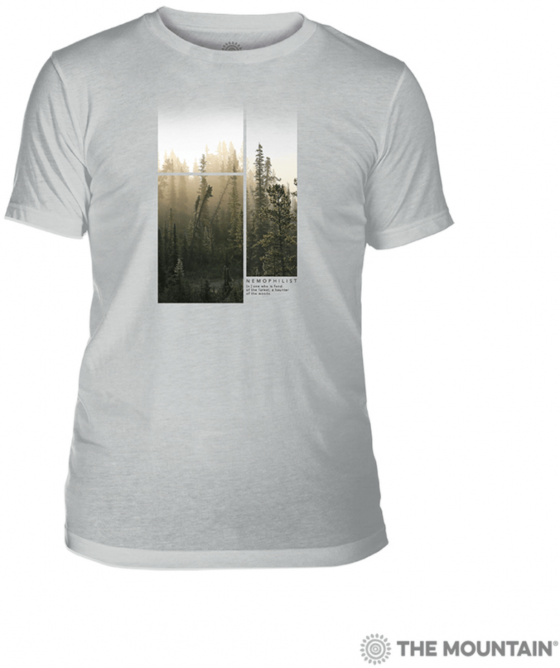 Мужская футболка Mountain Triblend - Nemophilist