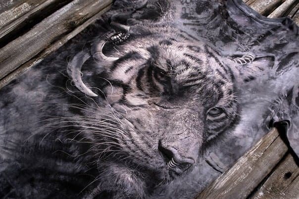 Мужская футболка Krasar Тигр брутальный