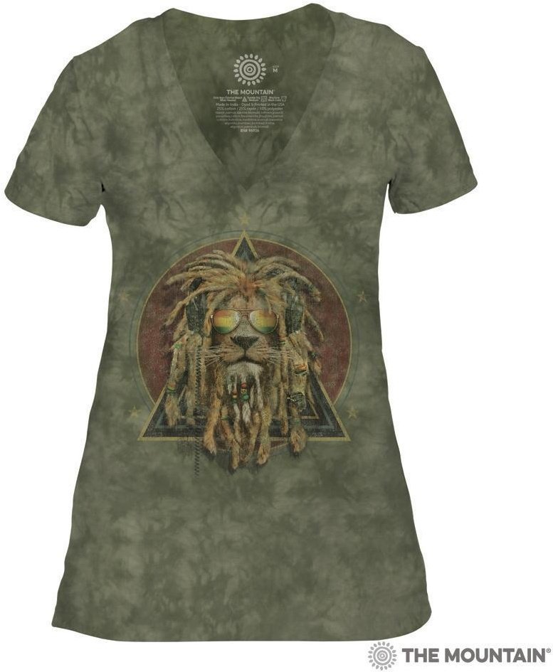 Женская футболка Mountain Triblend - DJ LION RETRO
