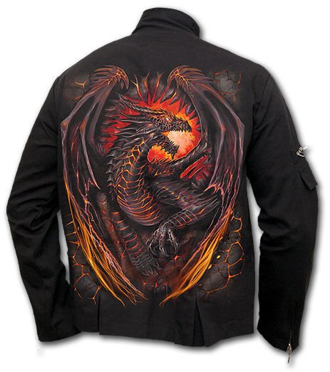 Джинсовая куртка DRAGON FURNACE от TM Spiral