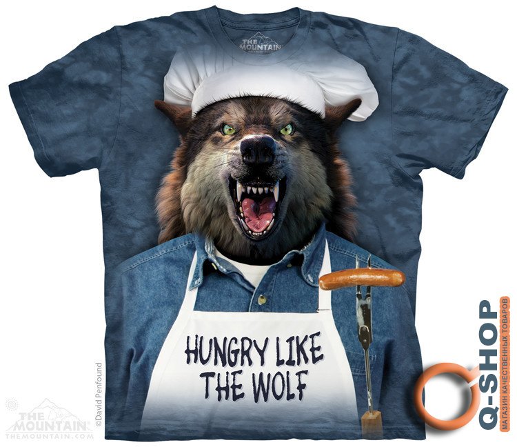 Футболка Mountain 2015 - HUNGRY LIKE THE WOLF