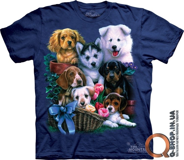 Футболка The Mountain - Puppy Collage