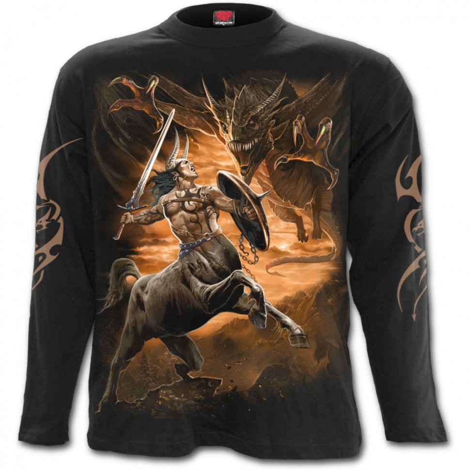 Футболка Spiral с длинным рукавом - CENTAUR SLAYER