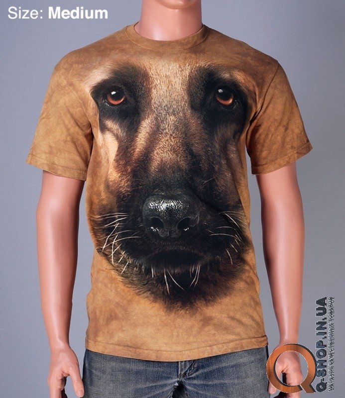 Футболка The Mountain - GERMAN SHEPHERD FACE