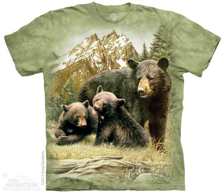 Футболка Mountain - Black Bear Family