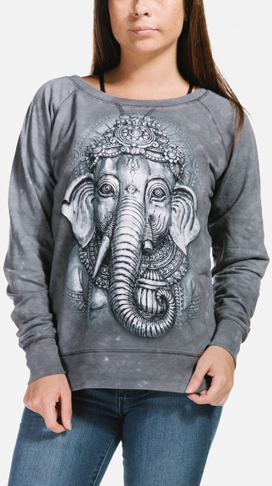Женский пуловер Mountain - Grey Ganesh