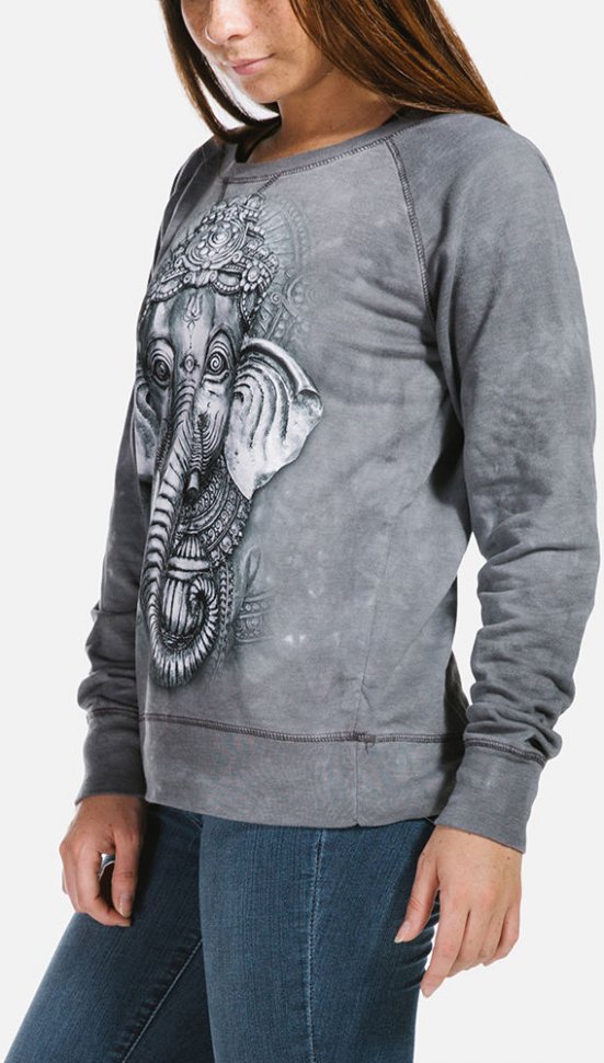 Женский пуловер Mountain - Grey Ganesh