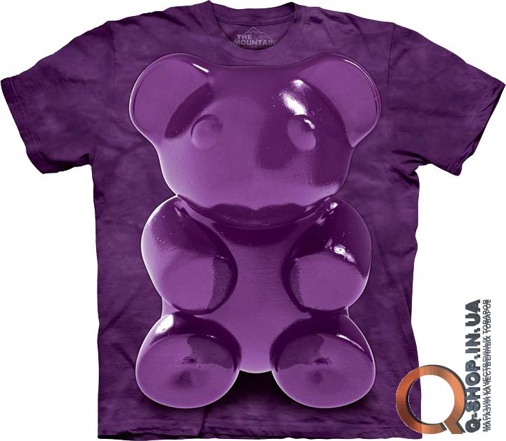 Футболка The Mountain - PURPLE CHEWY BEAR