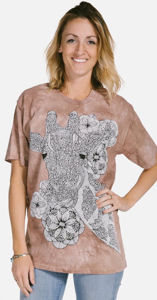 Футболка - раскраска Giraffe 