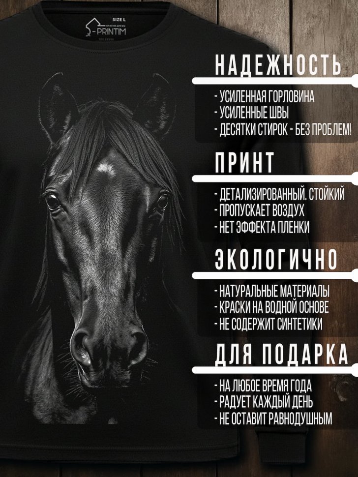 Лонгслив Q-Printim -  Меланхолия силы