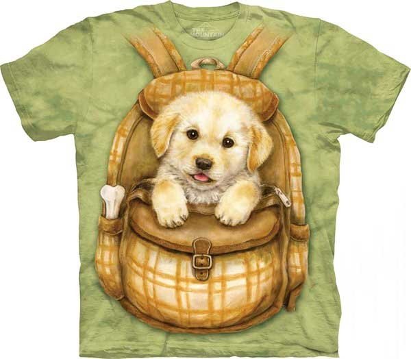 3D футболка Mountain  - Puppy Backpack