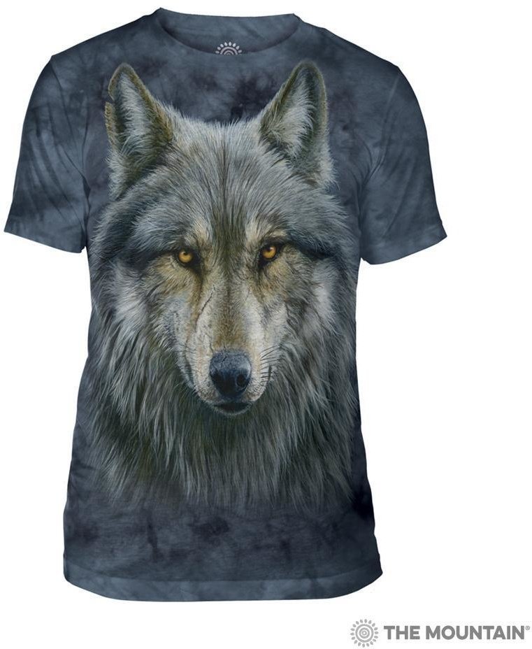 Мужская футболка Mountain Triblend - WARRIOR WOLF