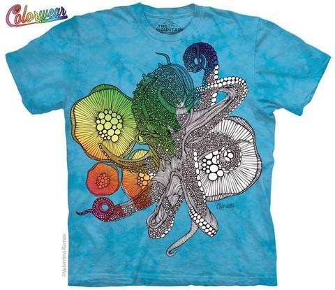 Футболка - раскраска Octopus Bloom