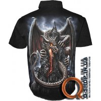 Мужская джинсовая рубашка Dragon lava от TM Spiral