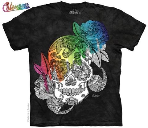 Футболка - раскраска Sugar Skull