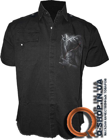 Мужская джинсовая рубашка  Devolution от TM Spiral