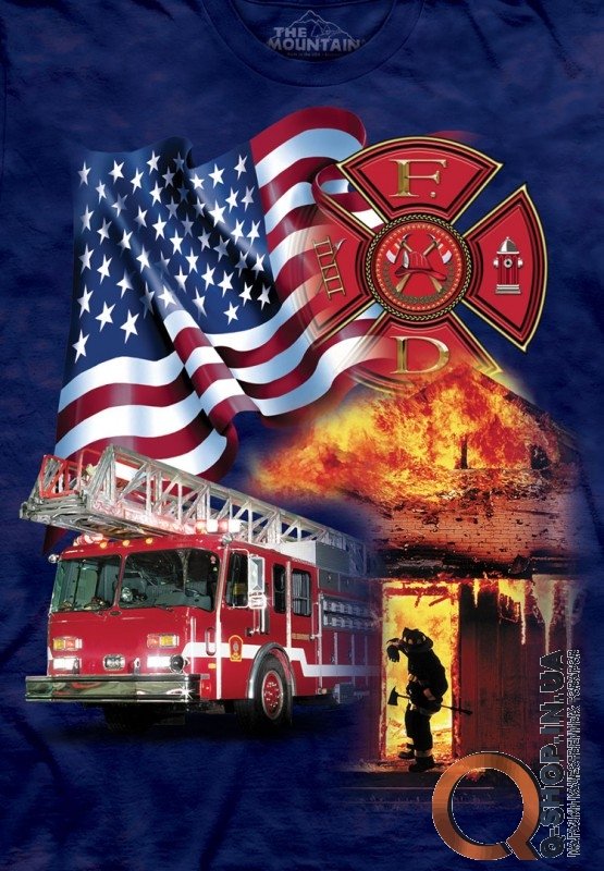Футболка The Mountain - Fireman Flag