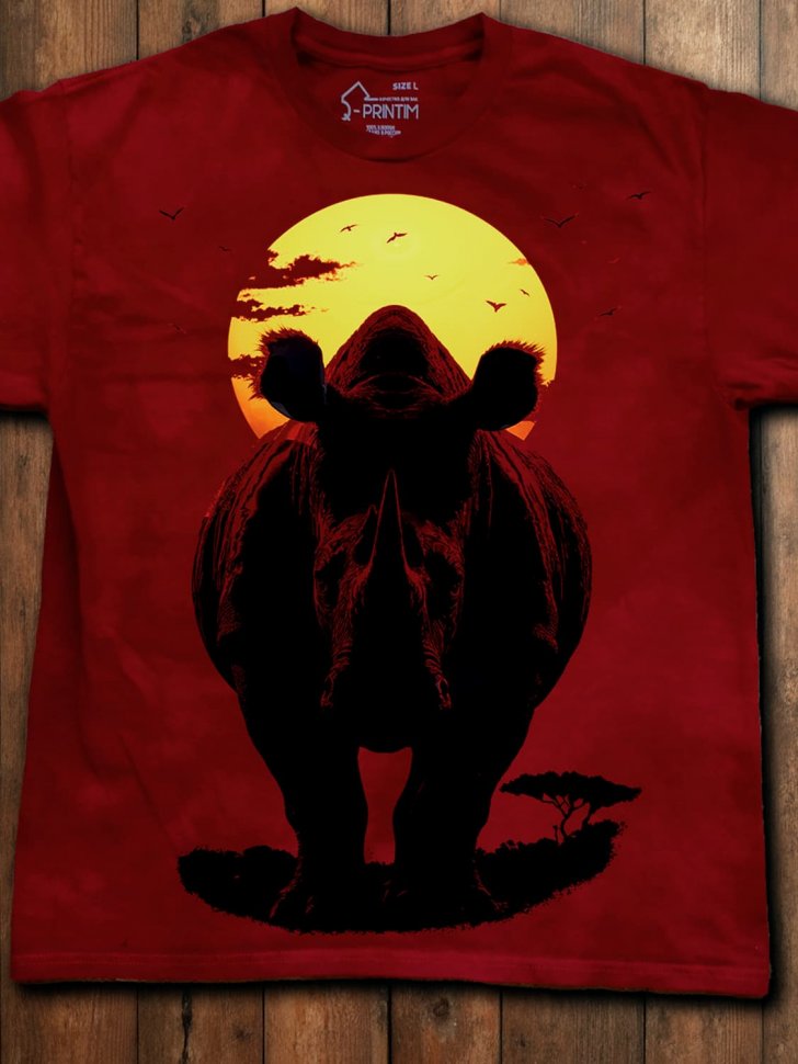 Футболка Q-Printim - Красная Саванна