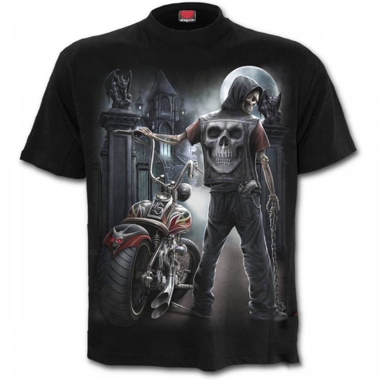 Байкерская футболка Death Rider