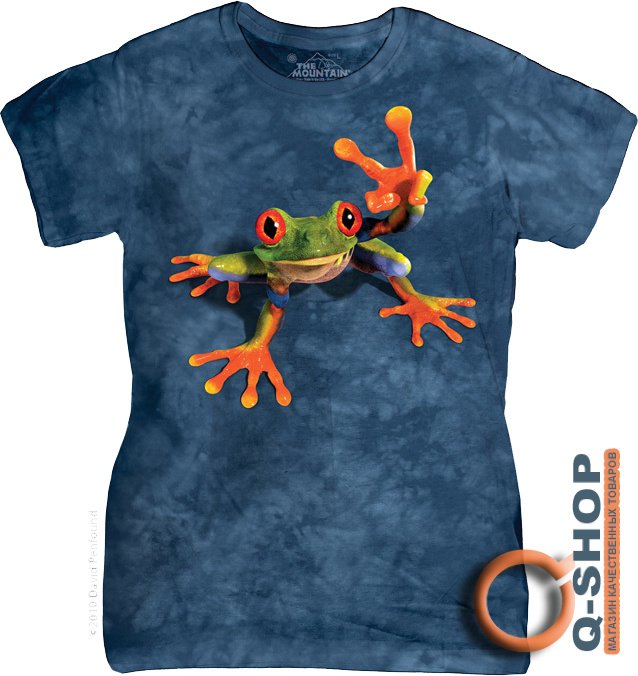Женская футболка Mountain - Victory Frog