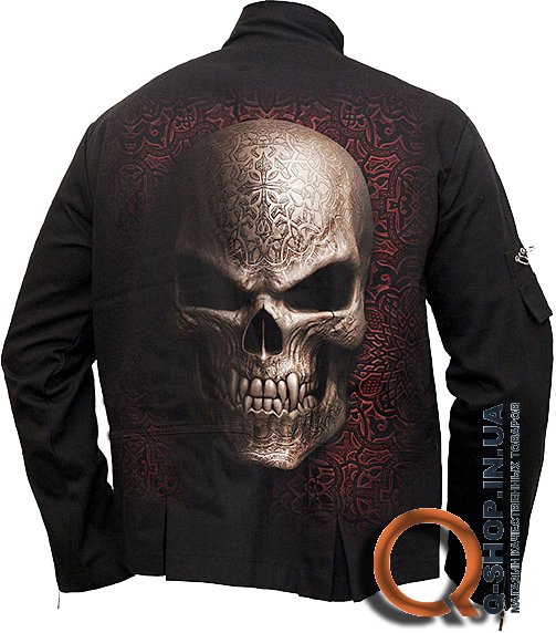 Джинсовая куртка Gothic skull от TM Spiral