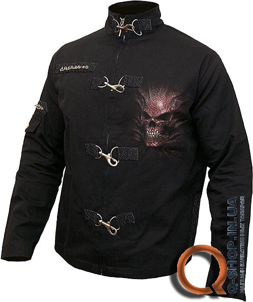 Джинсовая куртка Gothic skull от TM Spiral