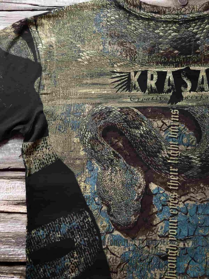 Мужская футболка Krasar Змеиный голод