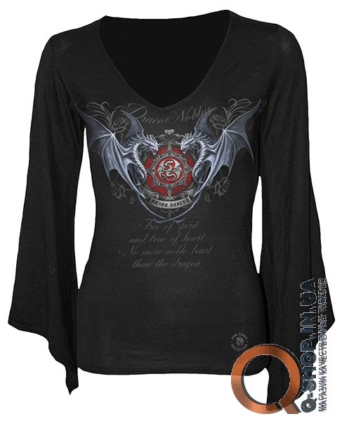 Женский топ с длинным рукавом - NOBLE DRAGON 292