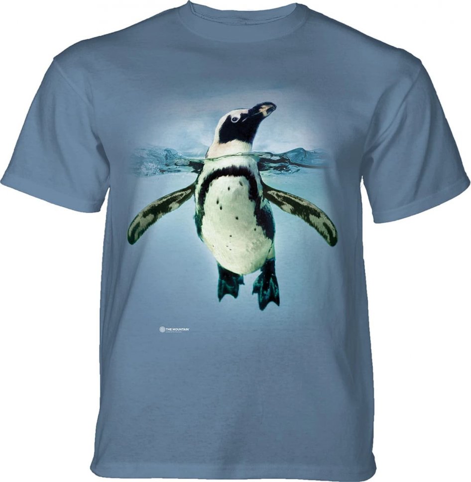 Футболка Mountain - Swimming Penguin