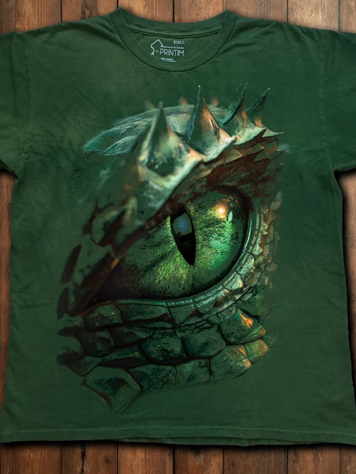 Футболка Q-Printim - Зеленое Око