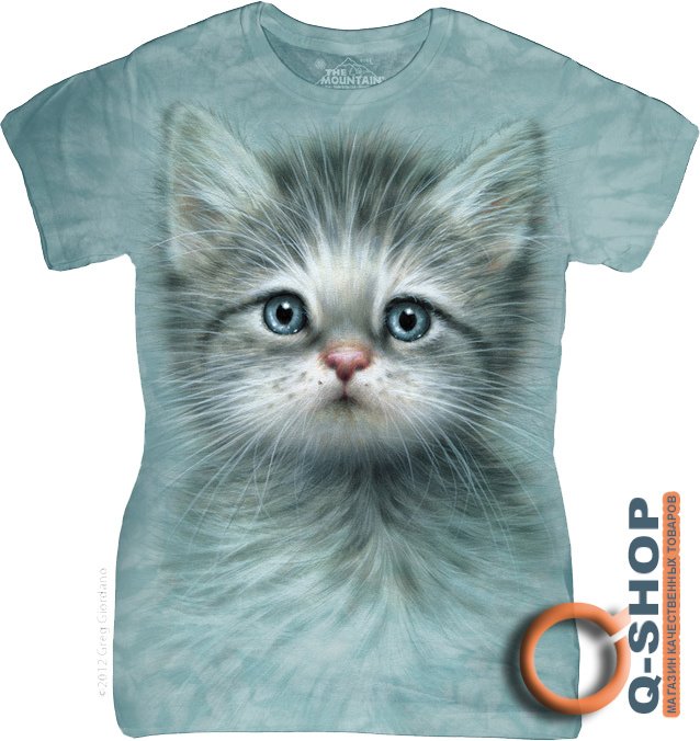 Женская футболка Mountain - Blue Eyed Kitten